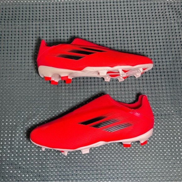 ***NWT*** Youth Adidas X Speedflow Orange & Black Soccer Cleats - Picture 7 of 11